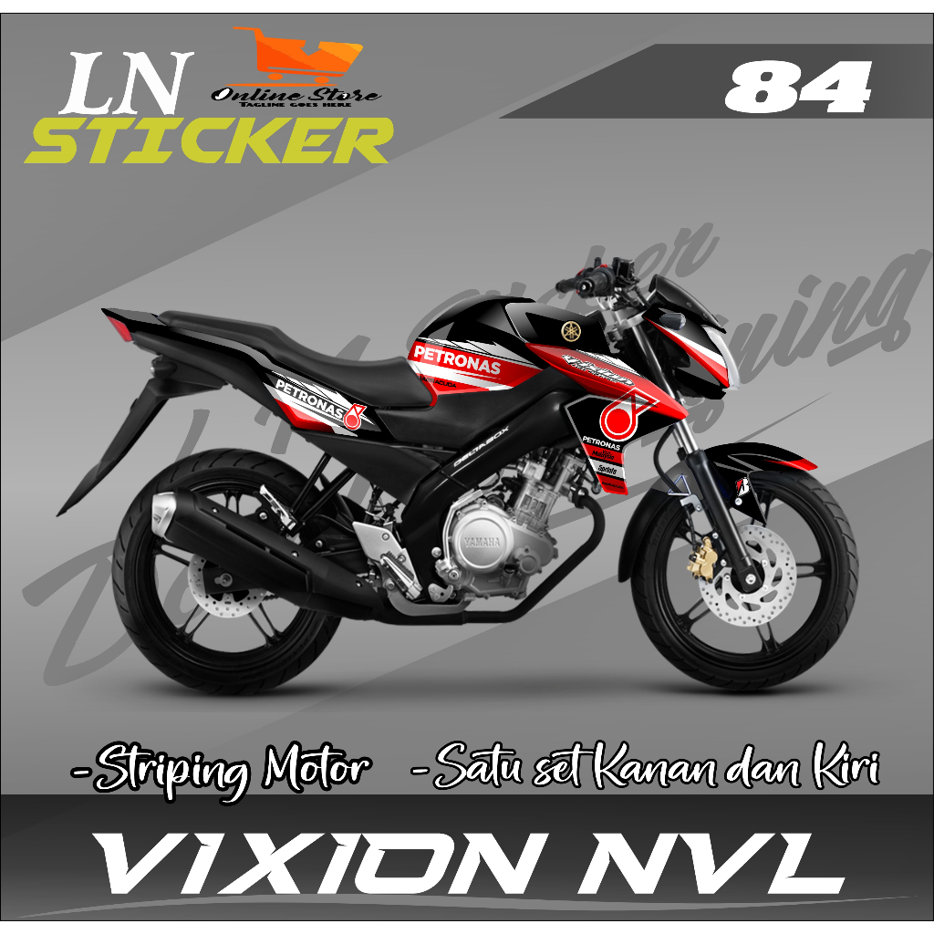 Decal Vixion New Full Body Decal Vixion NVL Full Body Stiker Vixion NVL Full Body LN 84