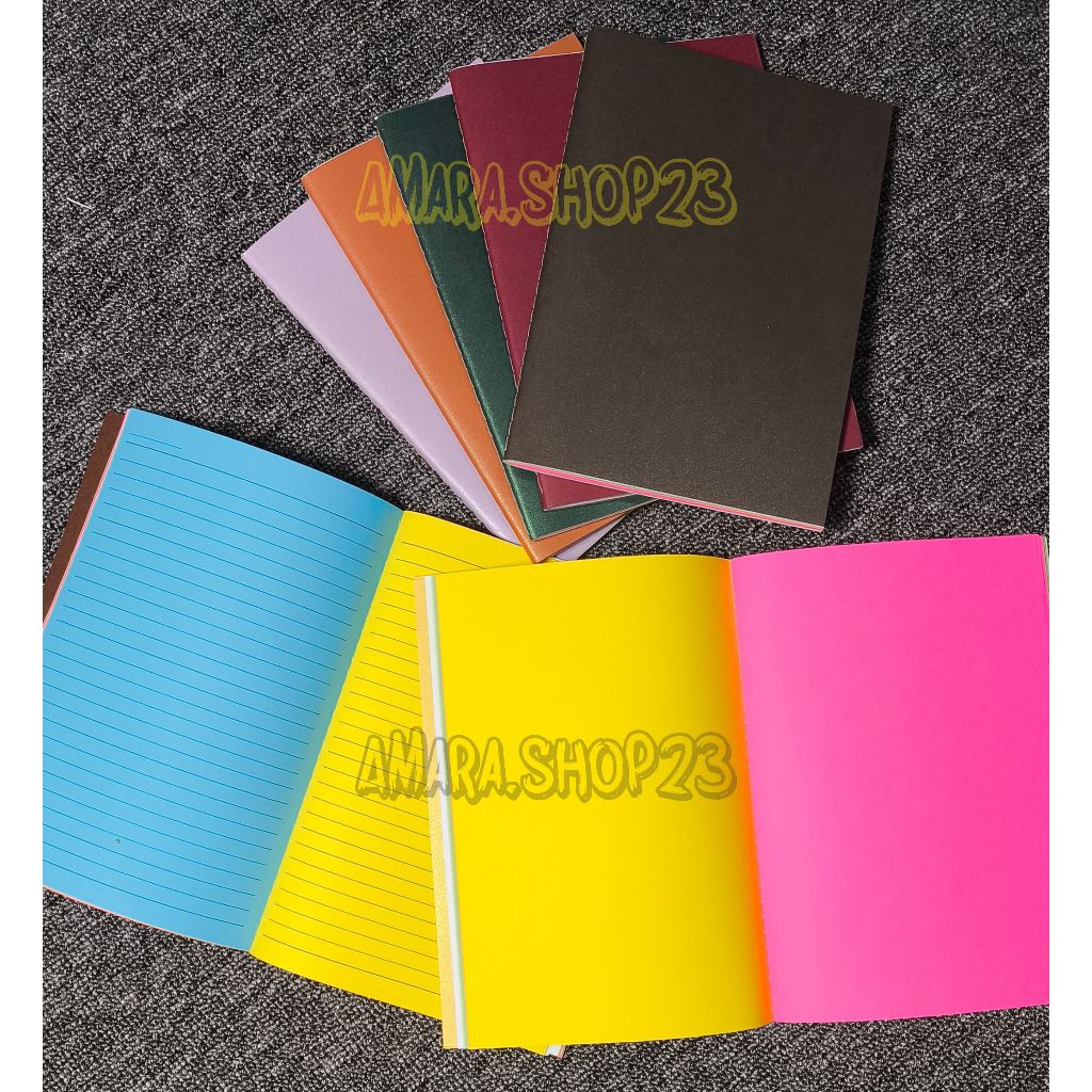 

NOTEBOOK AESTHETIC Buku Tulis Catatan Warna Warni Fullcolor, isi warna warni