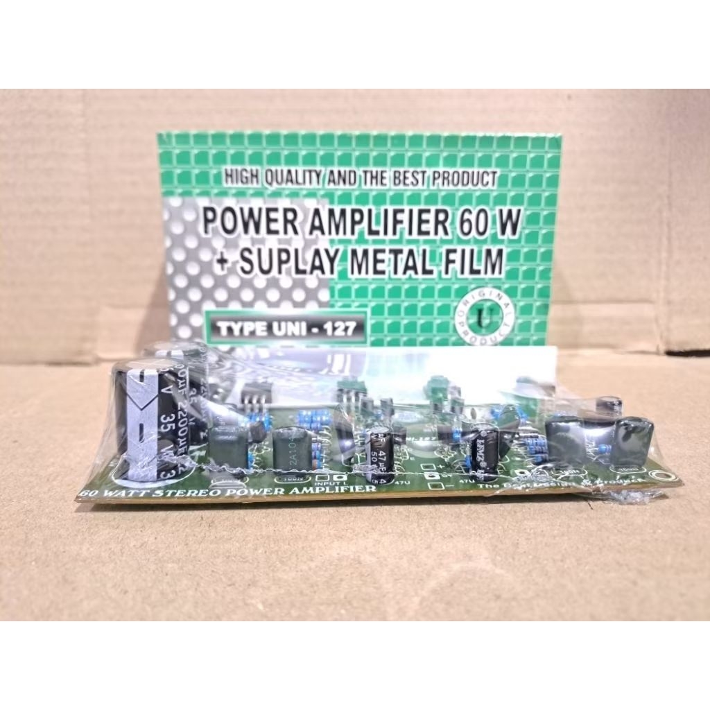 Modul kit Power Amplifier Class AB ( 2 x 30 watt ) Stereo With Psu .