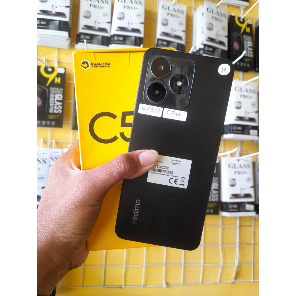 Realme C51s 6/128 Fullset Second Original