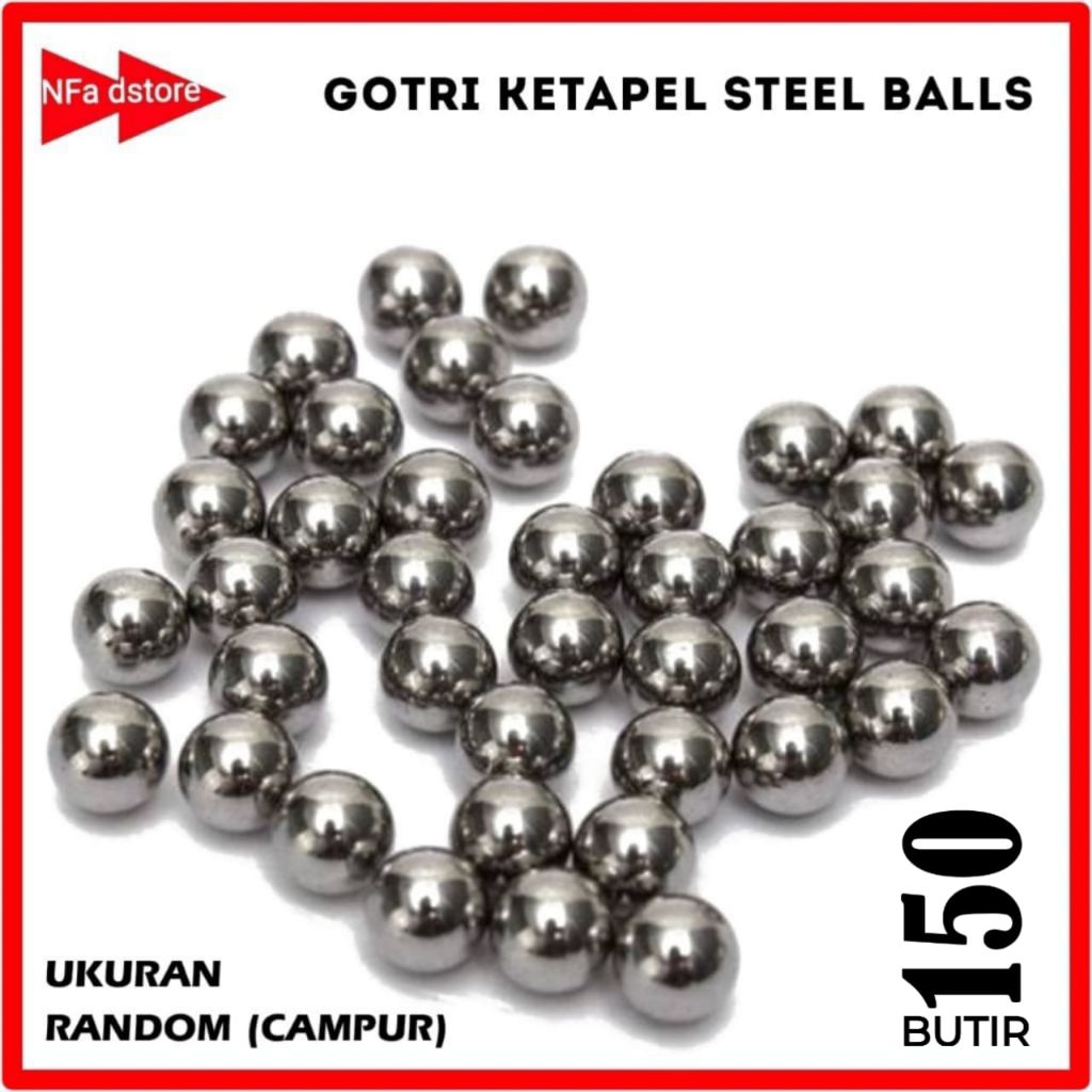 Peluru Ketapel Tactical Slingshot Steel Balls Random