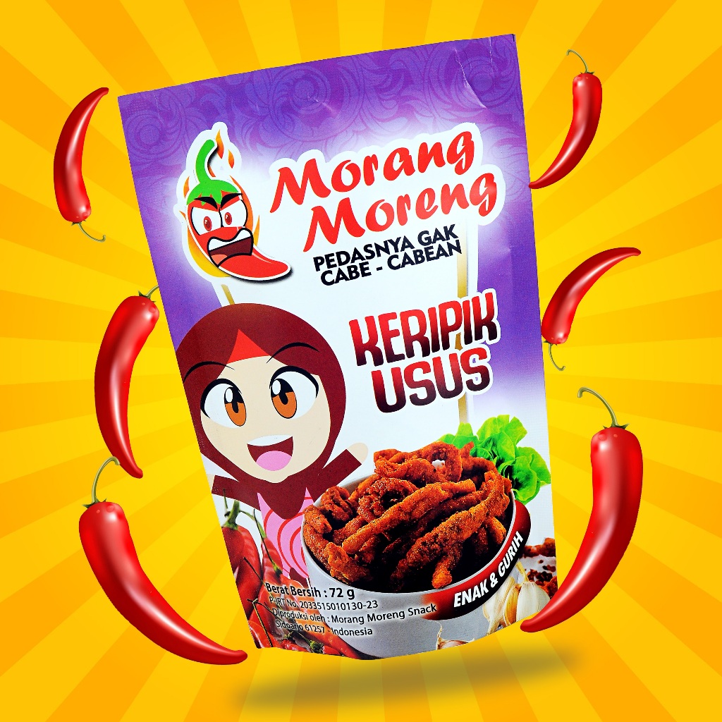 

Kripik Usus Pedas Crispy Viral Morang Moreng / Keripik Usus Krispi Aneka Rasa