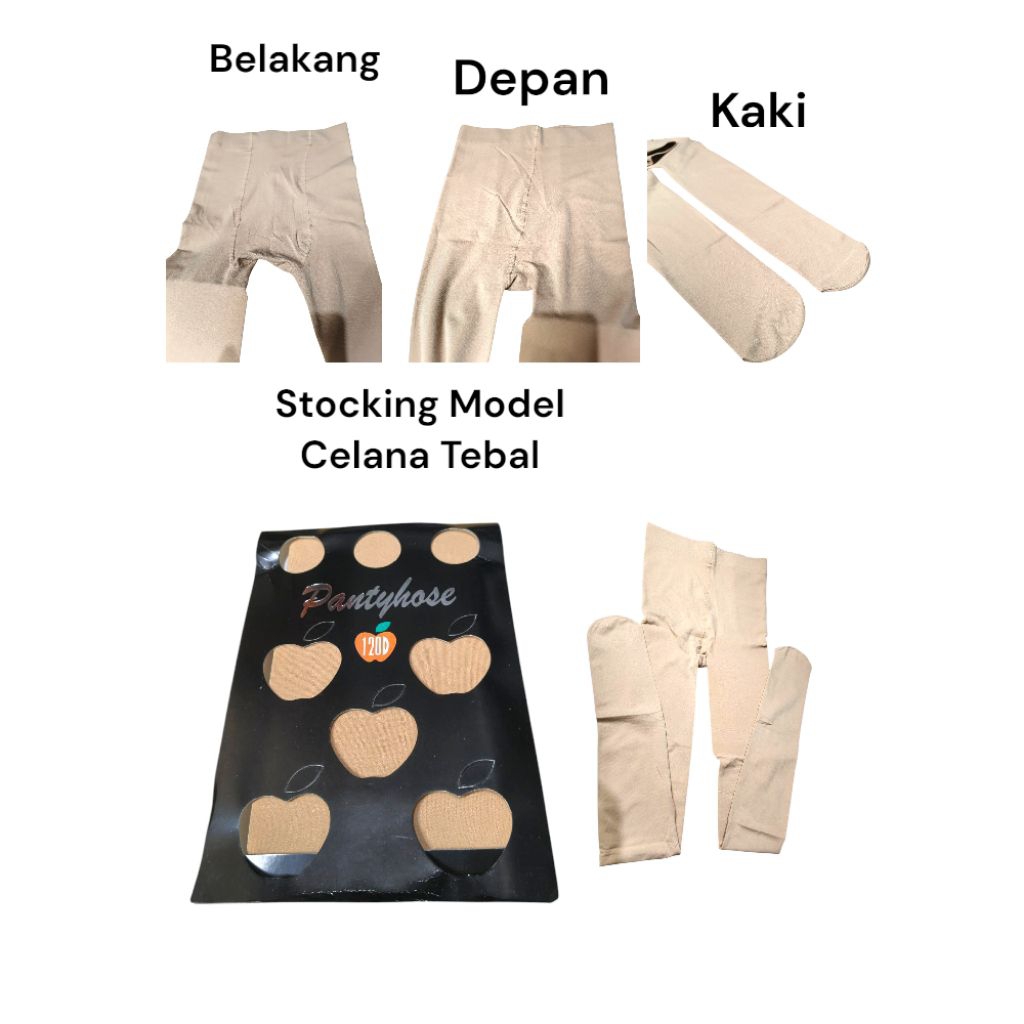 Stocking Celana Tebal warna Kulit