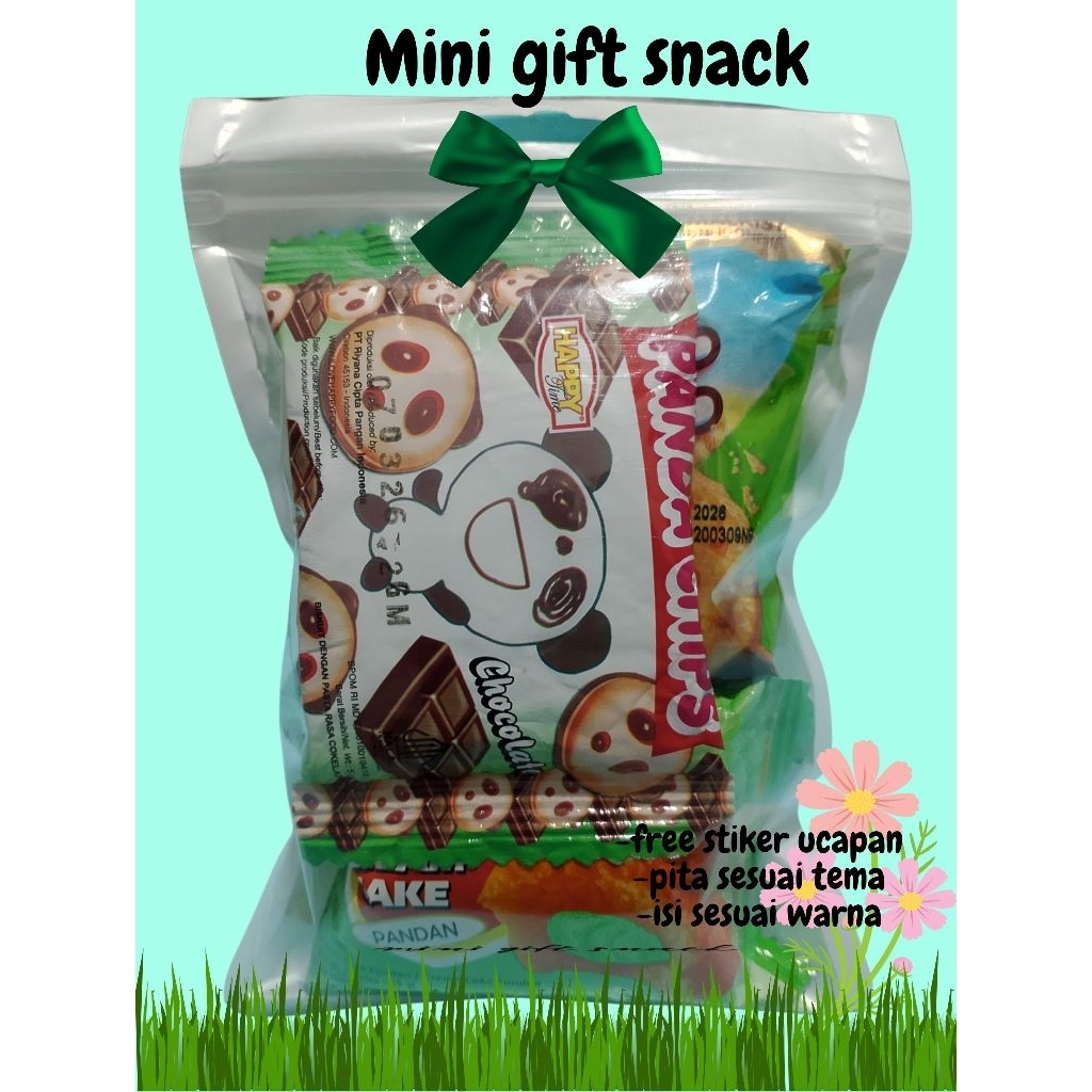 

mini gift snack hampers mini hadiah ulang tahun