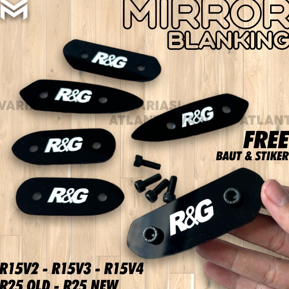 Recomend MIRROR BLANKING PENUTUP COVER SPION MOTOR R15V3  R15V4  R25 NEW TUTUP SPION COVER KACA ACKR