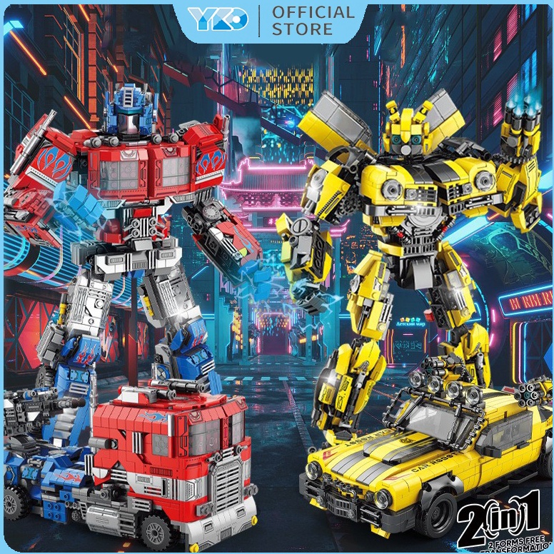 KODE A12Q YKO Robot Mainan Classic Transformers Action Figure Figure Transformers Optimus Prime