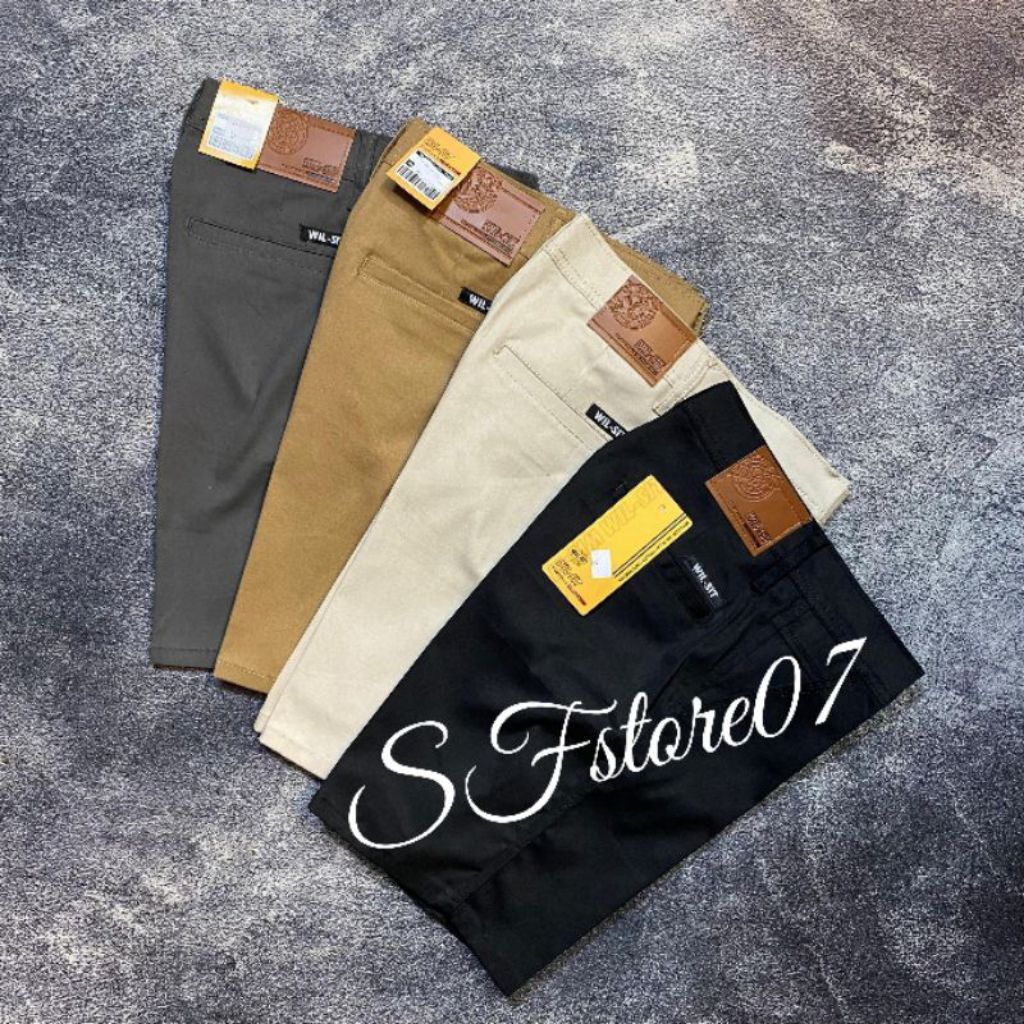 CELANA CHINOS PENDEK PRIA KAIN COMBAT STREET PREMIUM.