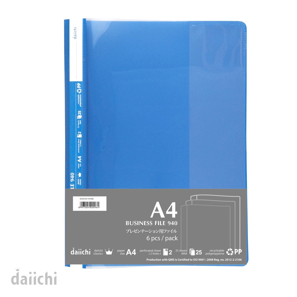 

KODE T5I Map Plastik Business File Banded Classic isi 6 DCS Daiichi