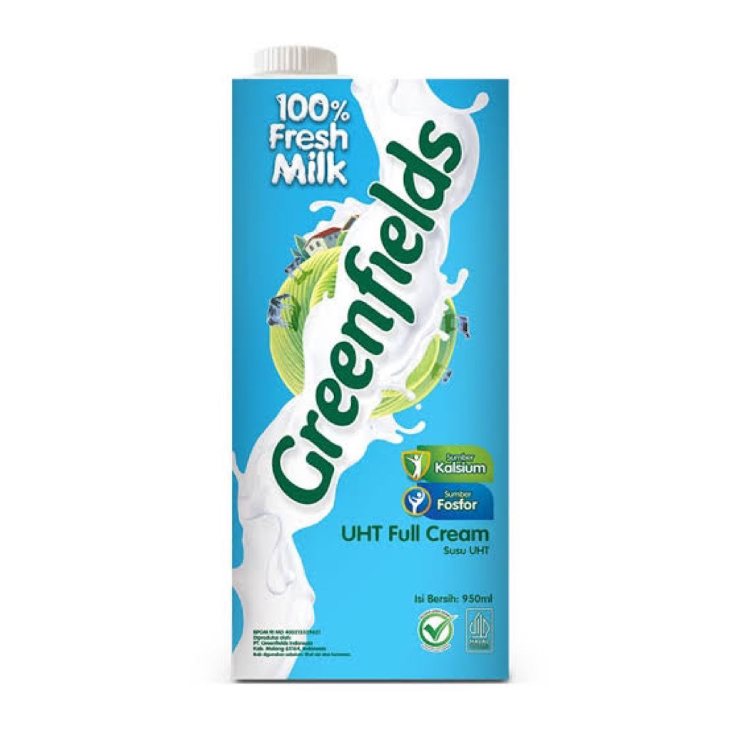 

GREENFIELDS UHT FULL CREAM 950ML
