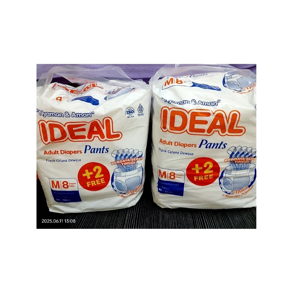 Pampers-Popok Adult Pants/celana Ideal Dewasa dan Lansia size M (isi 10)