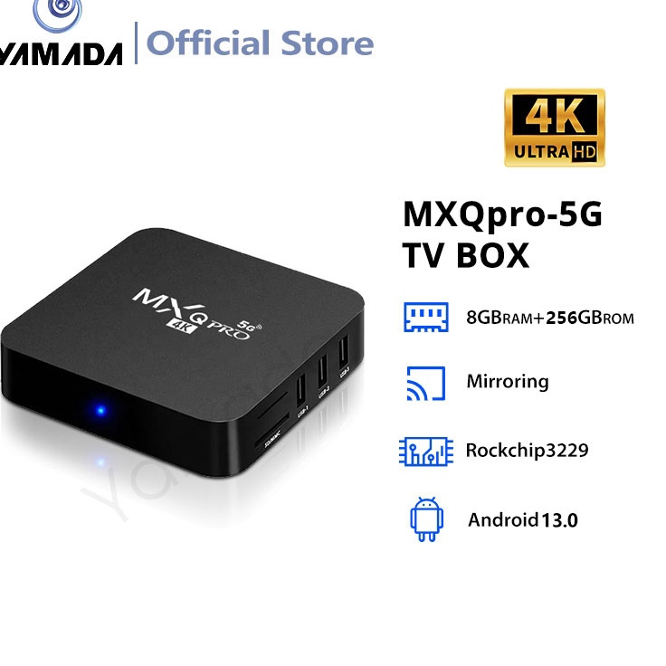 Android tv box MXQ pro Android 13os RAM 8GB ROM 256GB STB 4K Smart Tv Box