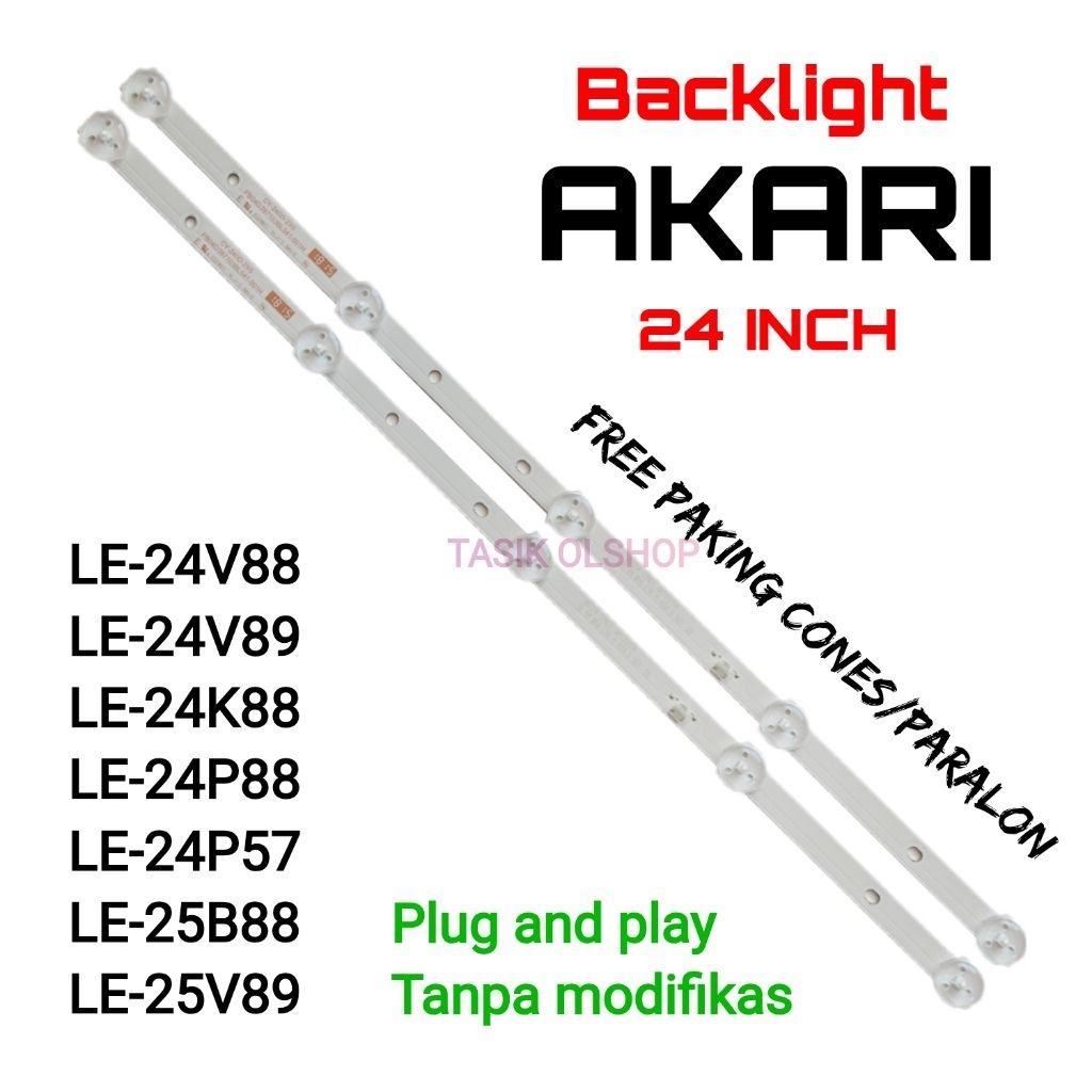 BACKLIGHT AKARI TV LED 24 INCH