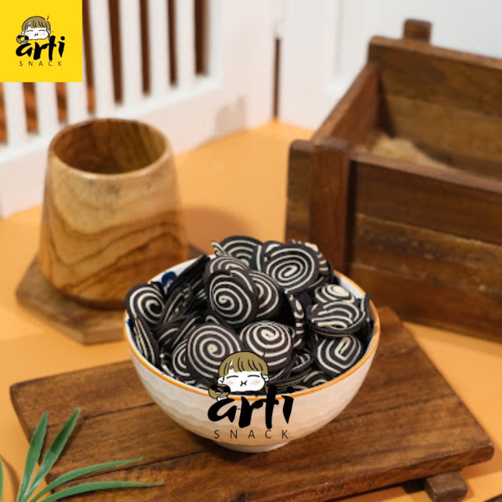 

Kuping gajah mini rasa coklat / kuping gajah hitam 200gr