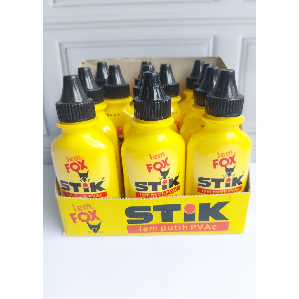 

Lem Fox Stik- Lem Putih PVAC 60g Lem Serba Guna / Lem Tube