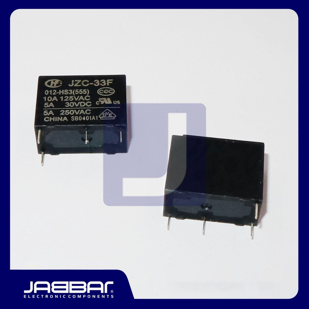 JZC-33F-012-HS3(555) 12VDC 4PIN - Komponen elektronik