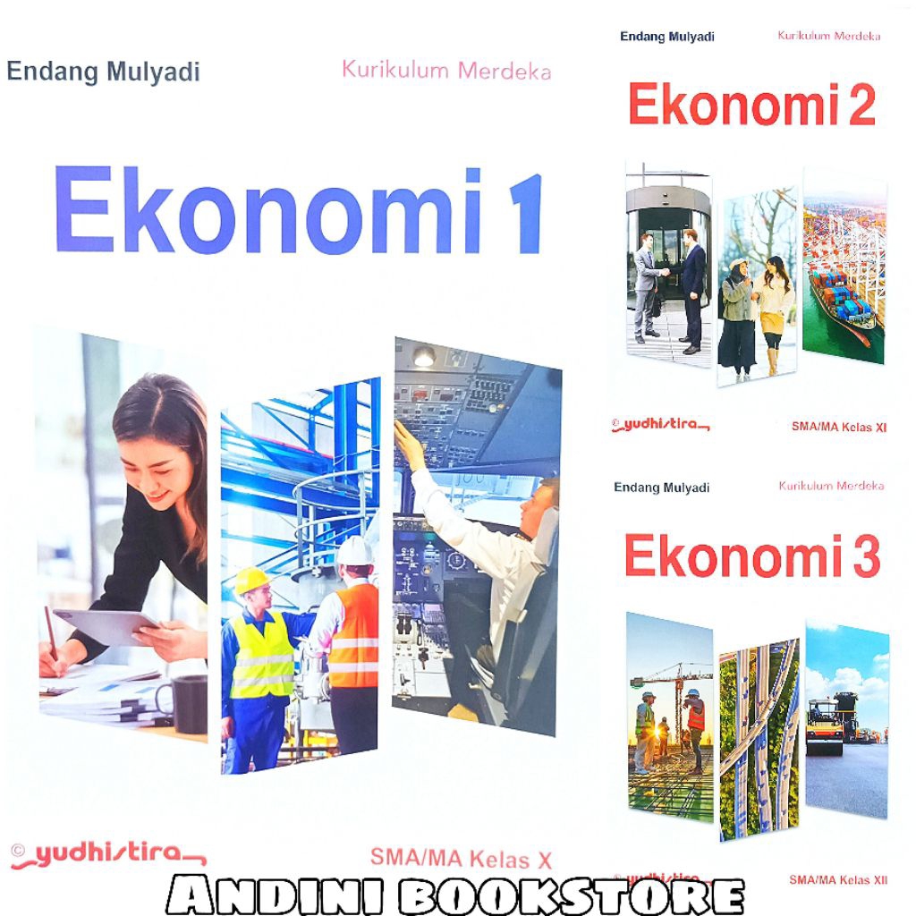 BUKU EKONOMI KELAS 10 11 12 SMA/MA KURIKULUM MERDEKA YUDHISTIRA