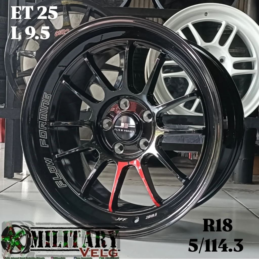 JF Buzz (Venom) Flowforming R18 Blackglossy