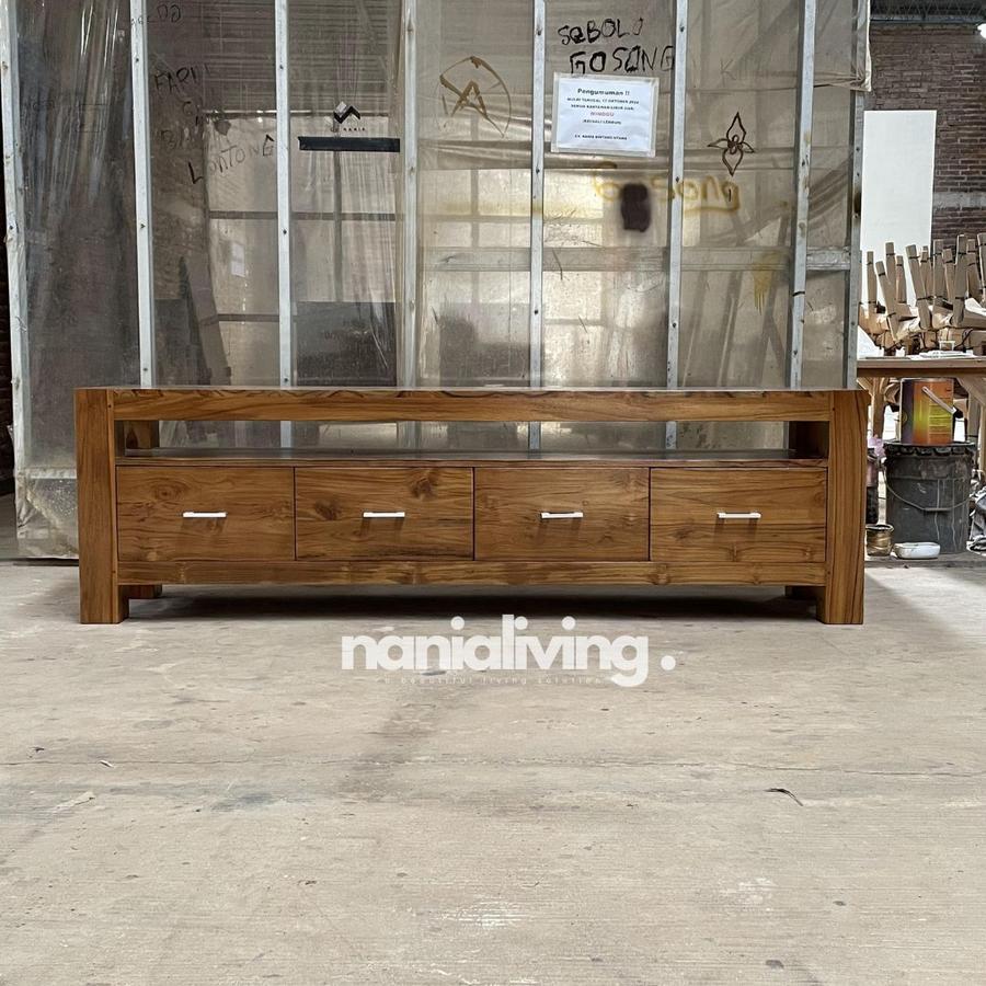 meja tv minimalis kayu jati bufet tv minimalis meja tv modern kayu jati