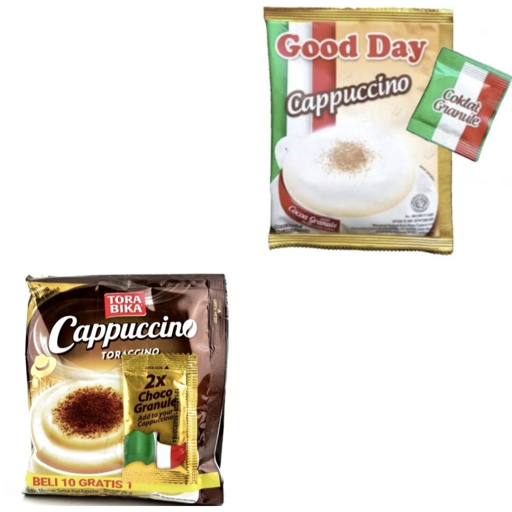 

Aneka Kopi Cappuccino Sachet GOOD DAY TORABIKA