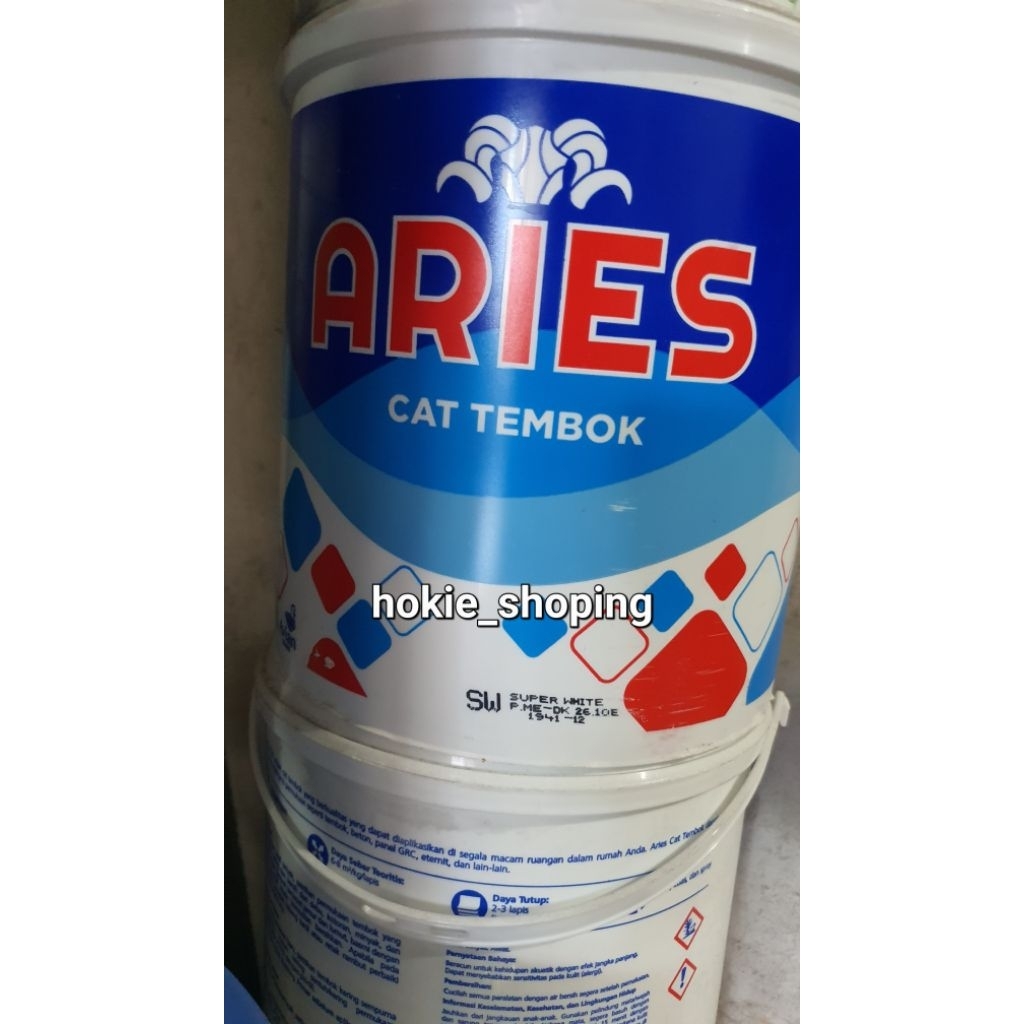 Cat Aries putih 5kg