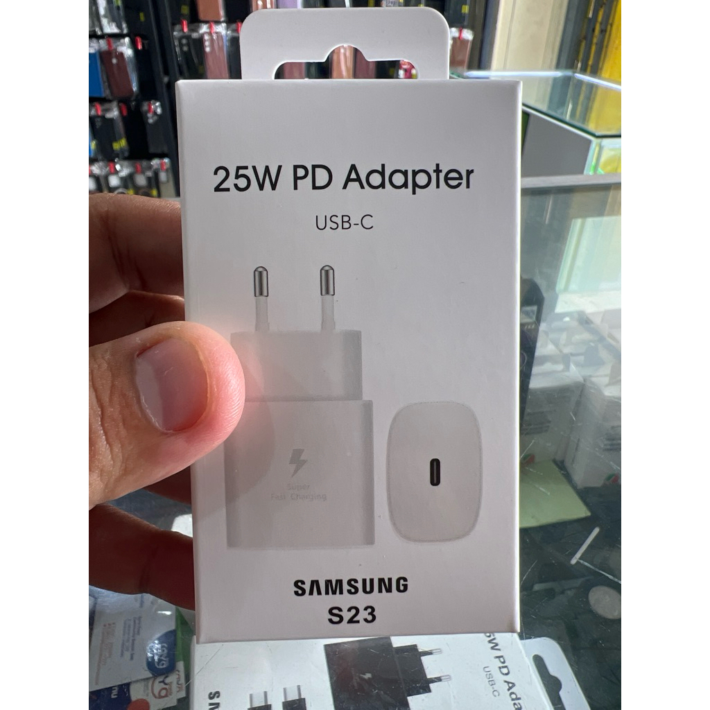 Travel Adapter Kepala Batok Charger Samsung PD 25W Ori Super Fast Charging Port C 25 WATT TYPE C