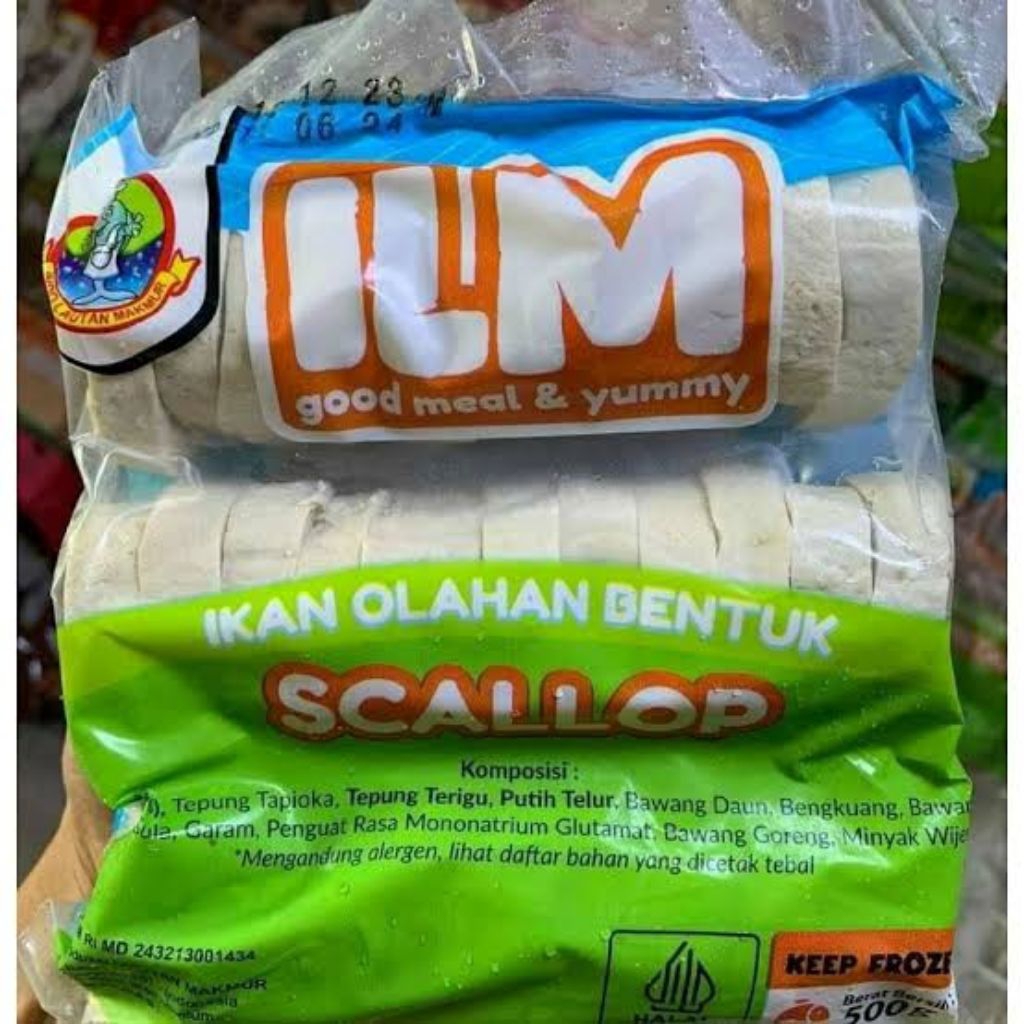 

ILM Scallop Ikan isi 33biji 500gr
