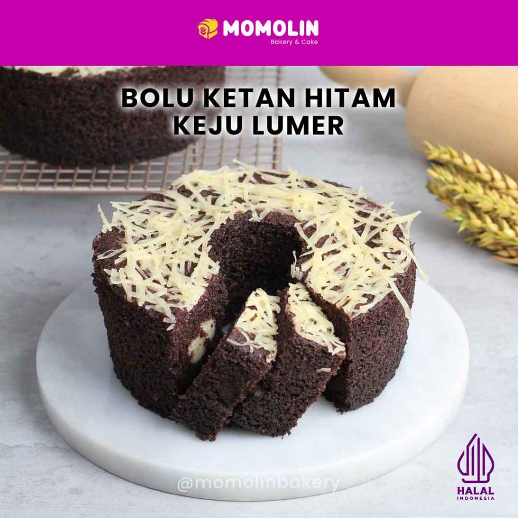 

Momolin Bakery - Bolu Ketan Hitam Keju Lumer Viral - Ketan Hitam x Keju Lumer Viral! - PREMIUM!! Bolu Ketan Hitam Kukus - Bolu Ketan Hitam Cheese Lumer - Bolu Ketan Hitam Lembut - Bolu Ketan Asli - Oleh oleh Spesial
