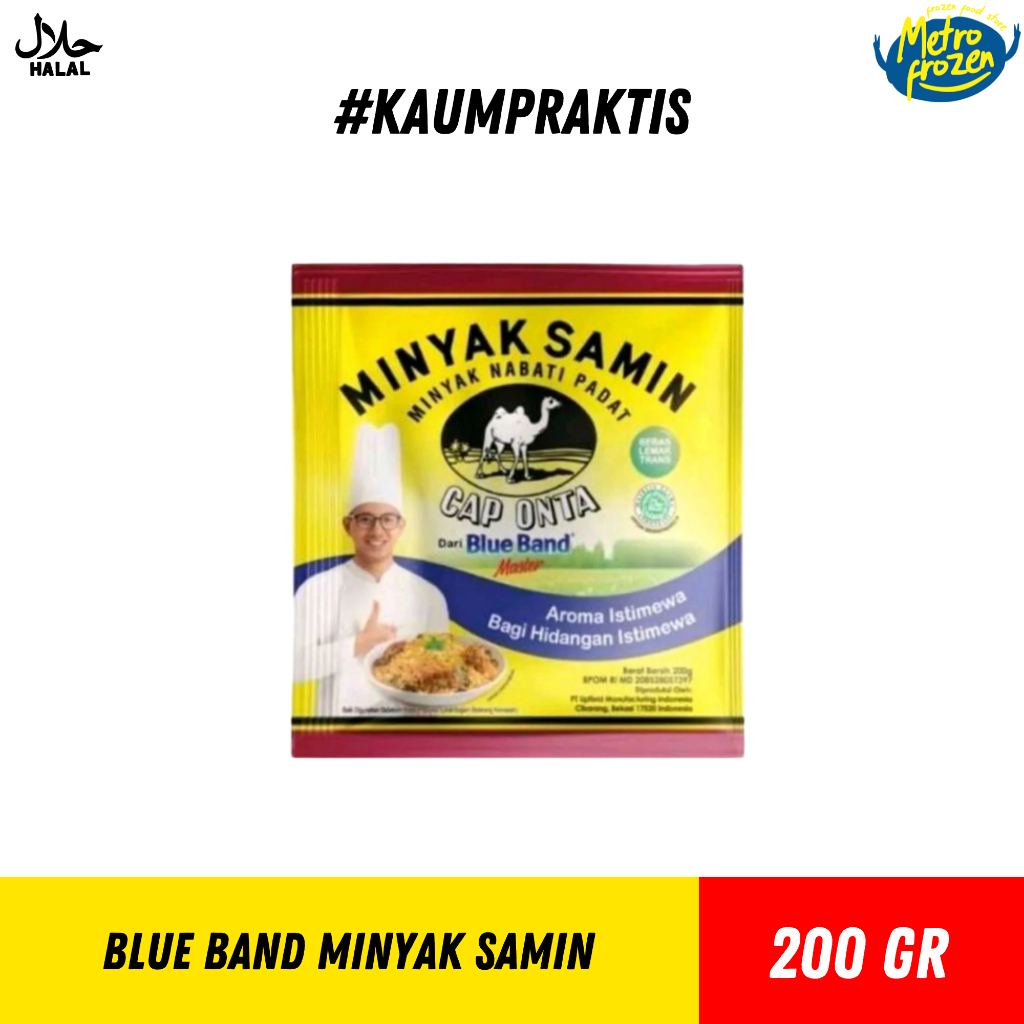 

BLUEBAND Minyak Samin Cap Onta 200gr //minyak nabati padat //minyak samin padat