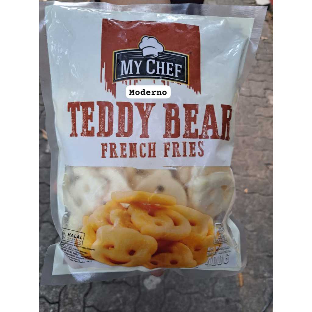 

MY CHEF Teddy Bear French Fries 400gr / French Fries My Chef Teddy Bear 400gr