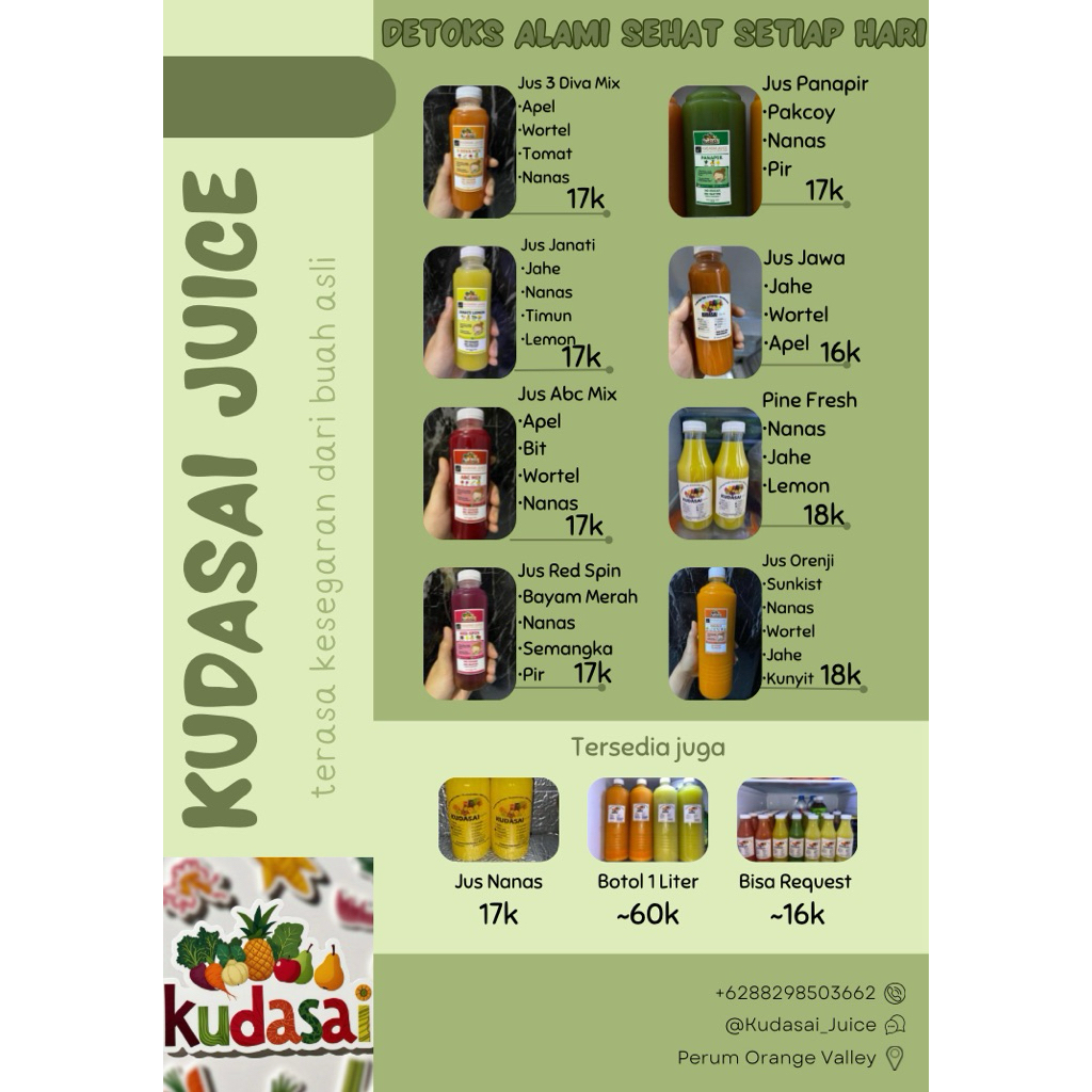 

Kudasai Juice (COLD PRESSED JUICE)