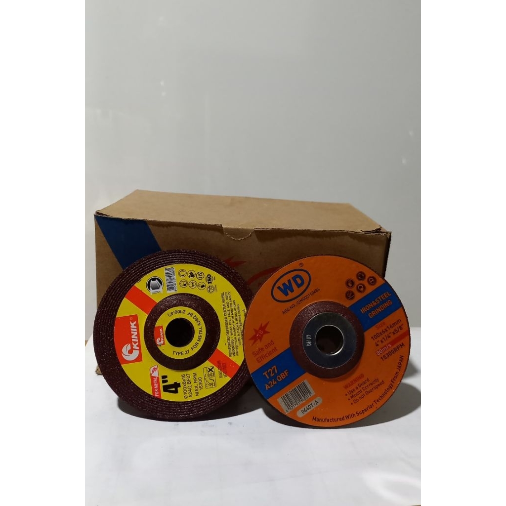 Mata Gerinda Amplas Kinik dan WD 4 Inch 10cm