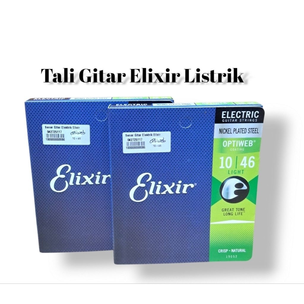 Tali Gitar / Senar Gitar Listrik / Elektrik ELIXIR Full Set 6 Tali Original