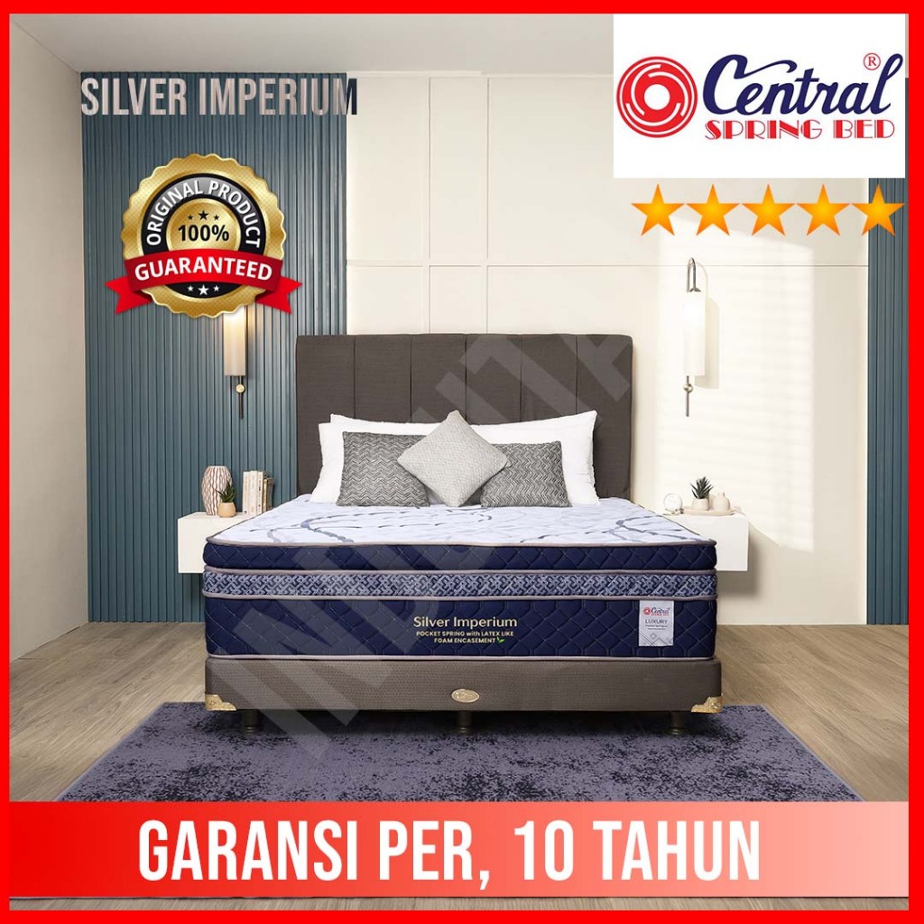 Springbed CENTRAL IMPERIUM POCKET MEMORY FOAM kasur springbed central