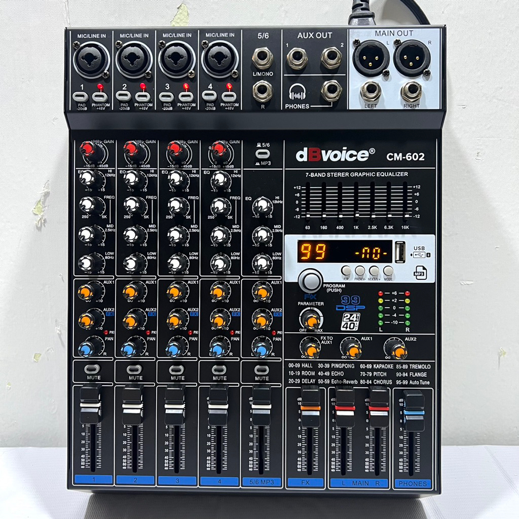 Mixer Dbvoice CM 602 Original 6 Channel Bluetooth