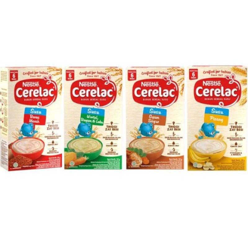 NESTLE CERELAC BUBUR SEREAL SUSU 120G ALL VARIAN