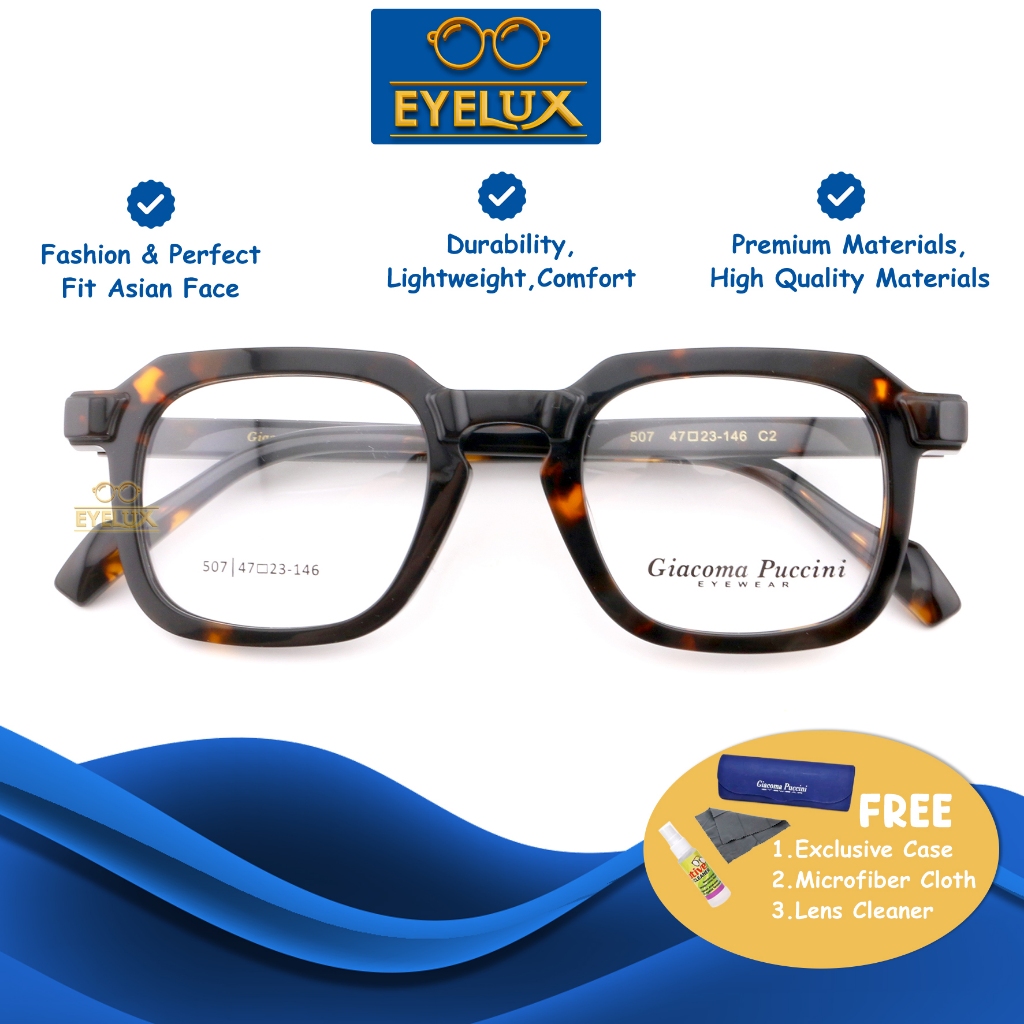 Giacoma Puccini Eyewear / GP 507 / 47-23-146 / Frame Kacamata Giacoma Puccini ORIGINAL