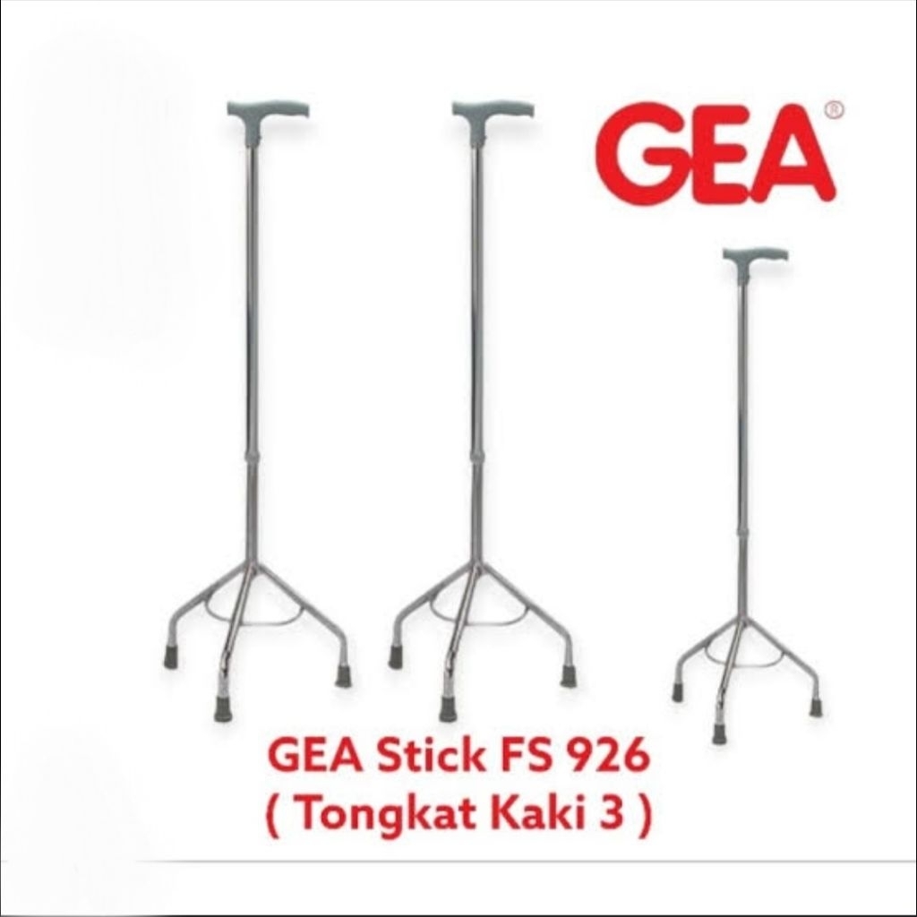 GEA Tongkat Kaki 3 FS 926 L Gea / Alat Bantu Jalan Tongkat Pyramid Cincin Kaki 3 FS 926 Gea
