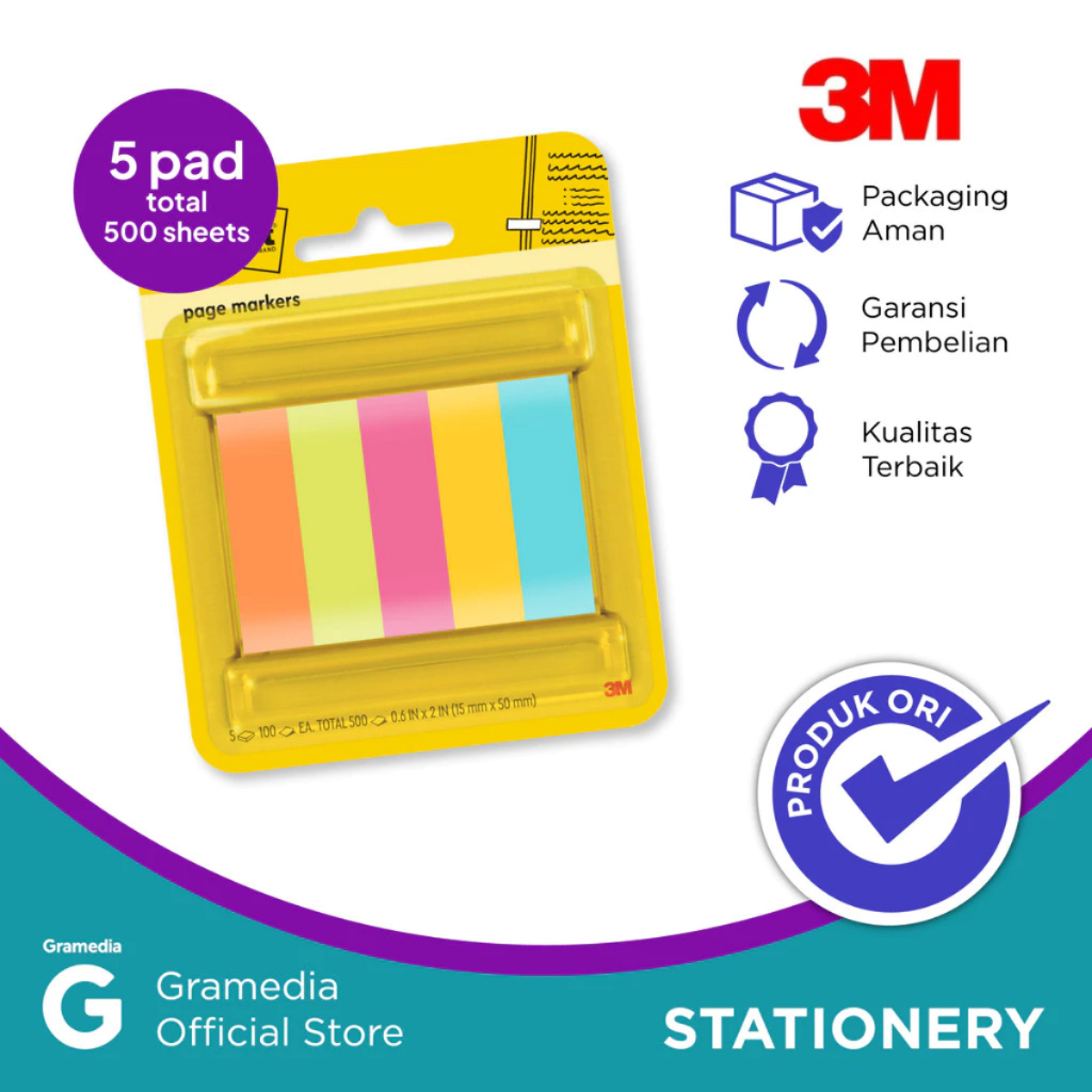

Gramedia Karawaci - PAGE MARKERS 3M POST IT