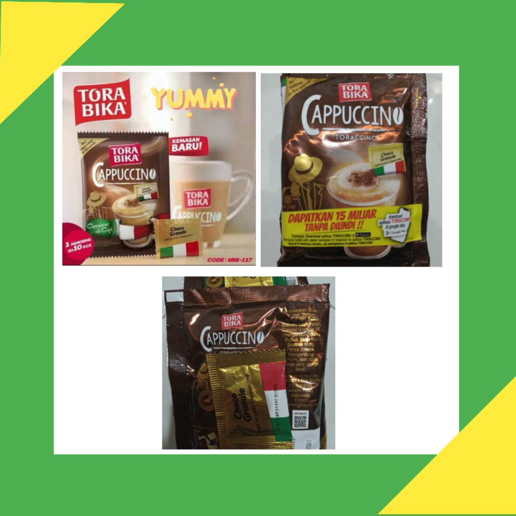 

Torabika cappuccino kopi instant | renceng isi 10 sachet