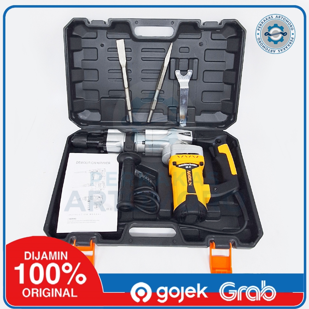 Hammer Drill Mesin Bor Bobok Beton Dinding Jack Hammer Electric Mesin Tebok Beton Multifungsi- AK-47