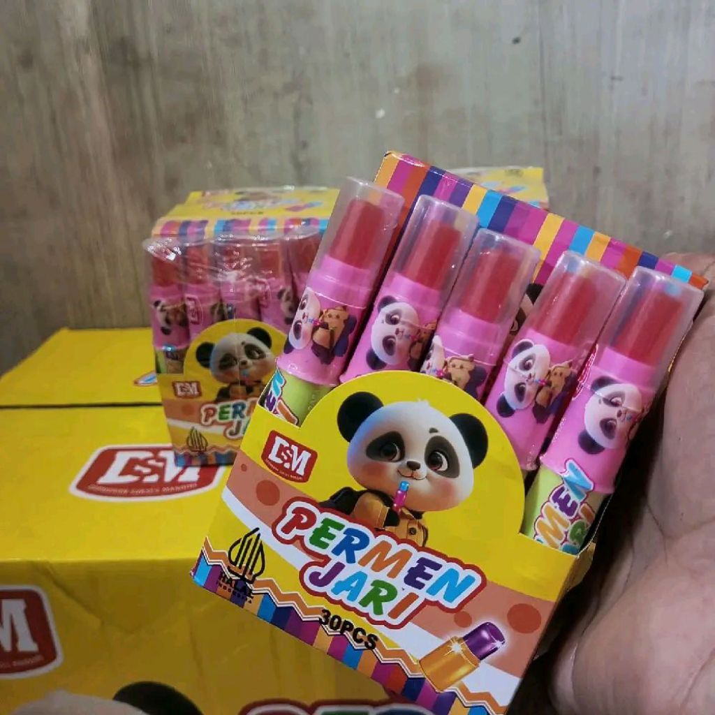 

DSM permen jari aneka rasa buah isi 30 pcs 1 pack