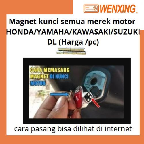Magnet Kunci Motor (MAGNET HARUS DIPASANG DITUKANG KUNCI) Harga Satuan