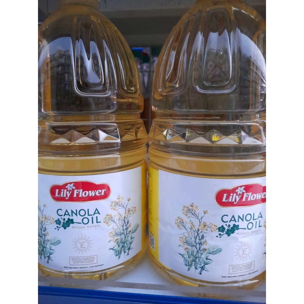 

minyak kanola merek Lily Flower 2 liter