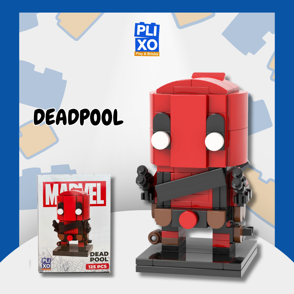 Plixo Bricks Lego Figure Naruto Tobi Obito Uchiha 179pcs Miniatur Mainan Rakitan Marvel Pajangan