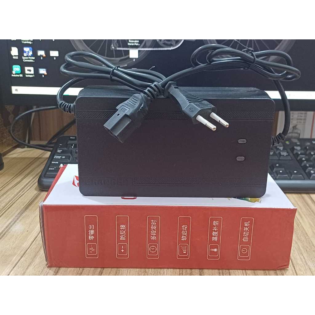 Charger Sepeda listrik 48V-Baterai SLA