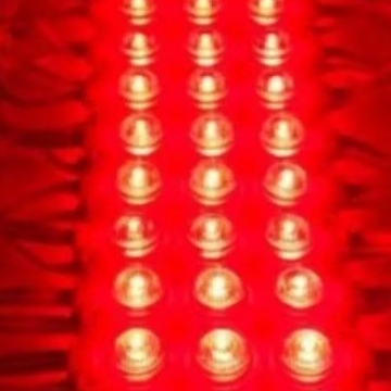 Lampu Led 3  Mata, DC 12 Volt ,3 Watt,  Merah