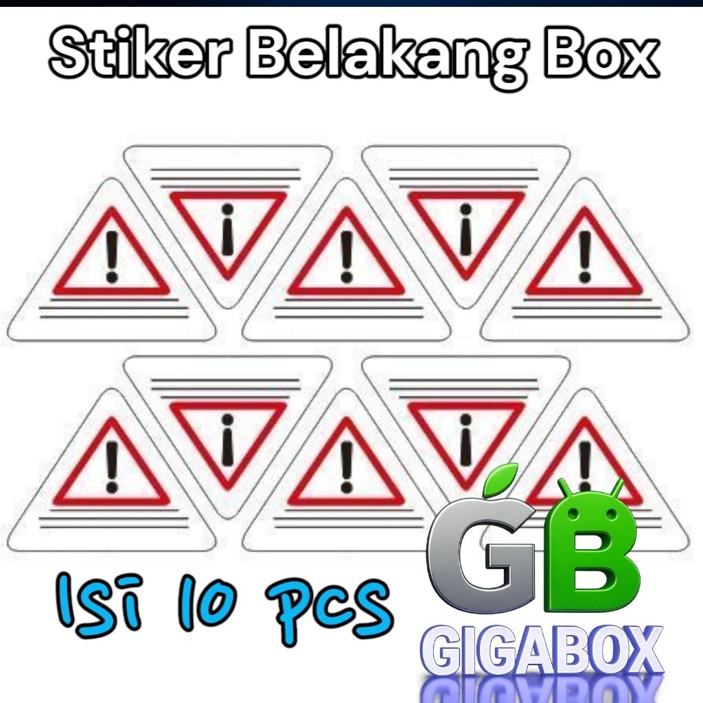 

Stiker Belakang Segitiga Merah Box (isi 10) – Pelengkap Tampilan Rapi dan Premium