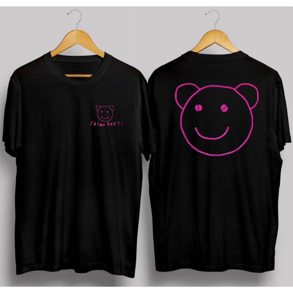 Kaos  Band Jason Ranti Variasi Pink Logo Unisex Pria Wanita