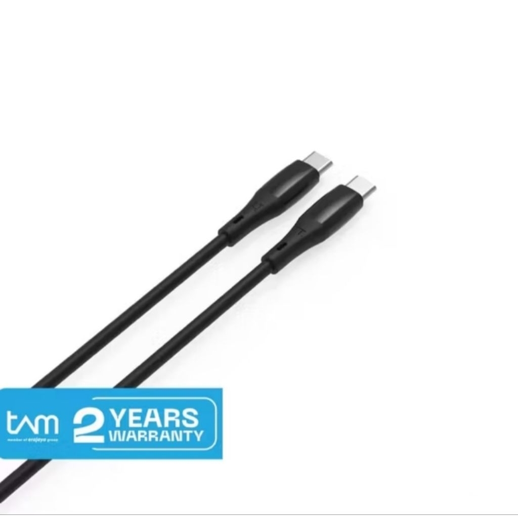 kabel charger iphone fast charging - USB C to c - IT Trans silica original black