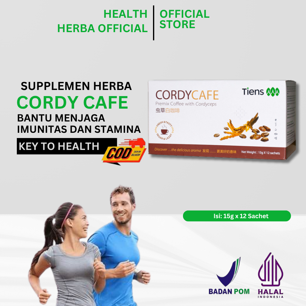 

Tiens Cordy Cafe Ramuan Herbal Stamina Original Kopi Herbal Cordyceps Stamina Tingkatkan Daya Tahan Tubuh